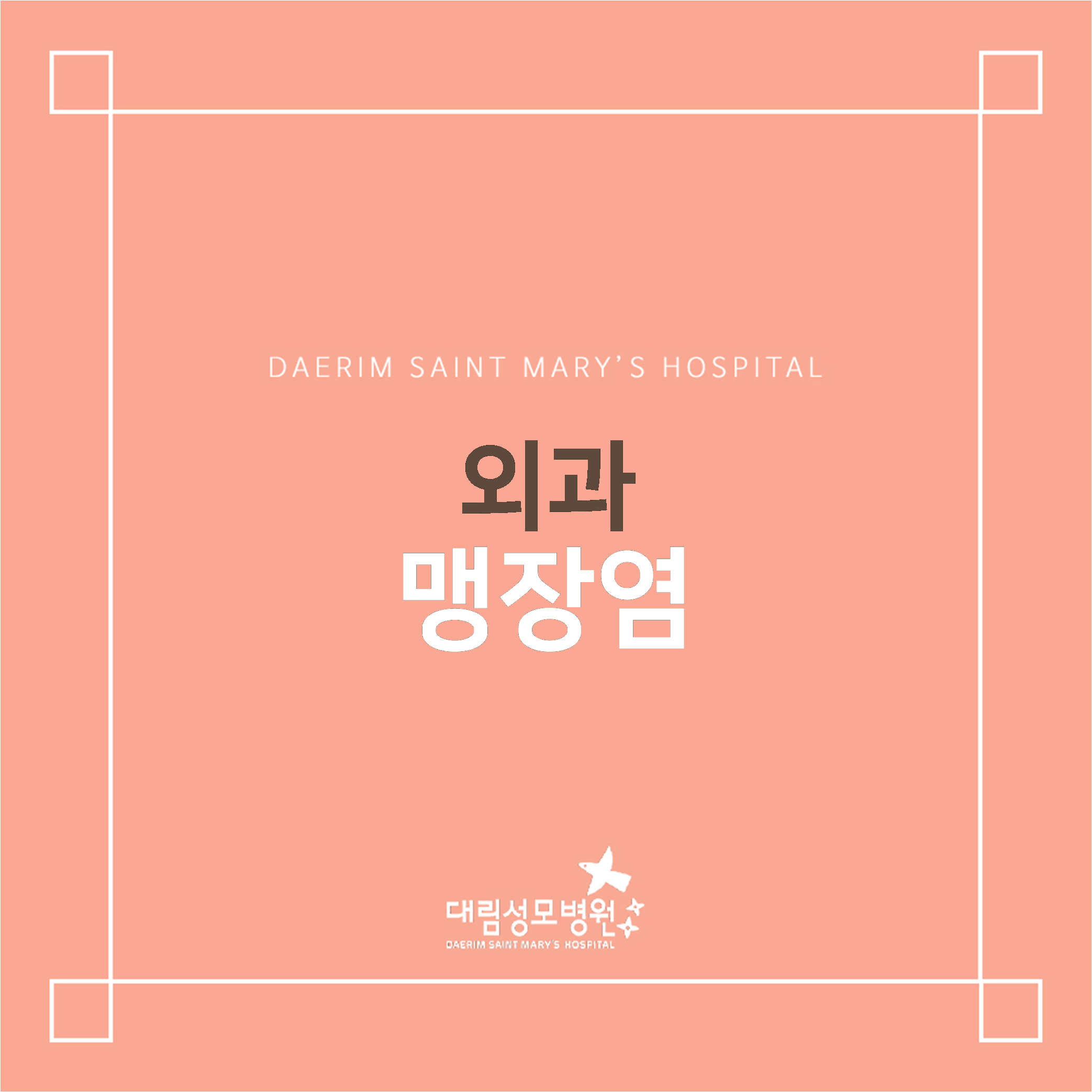[외과] 맹장염  